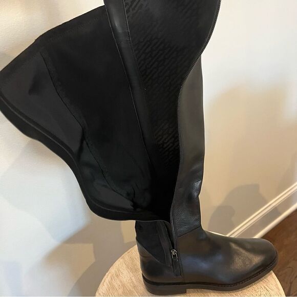 Cole Haan Chase‎ Tall Boots in Black Leather, 7, NWOB - Picture 10 of 11